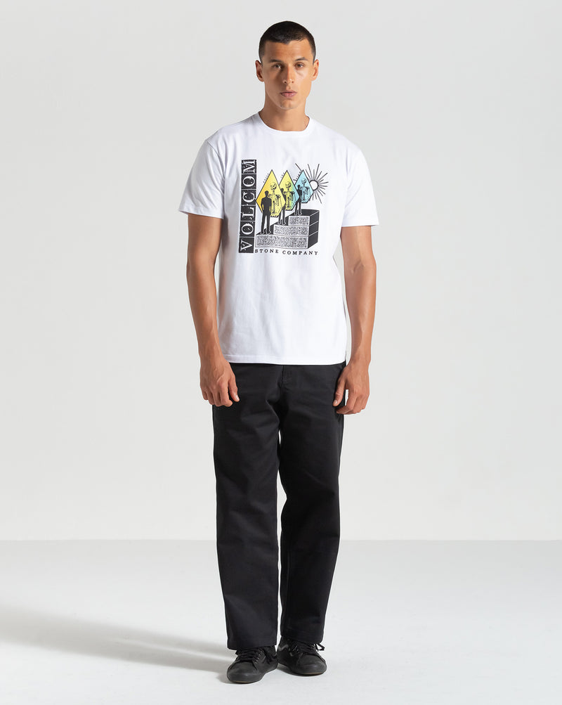 Camiseta Volcom Reflected Branca