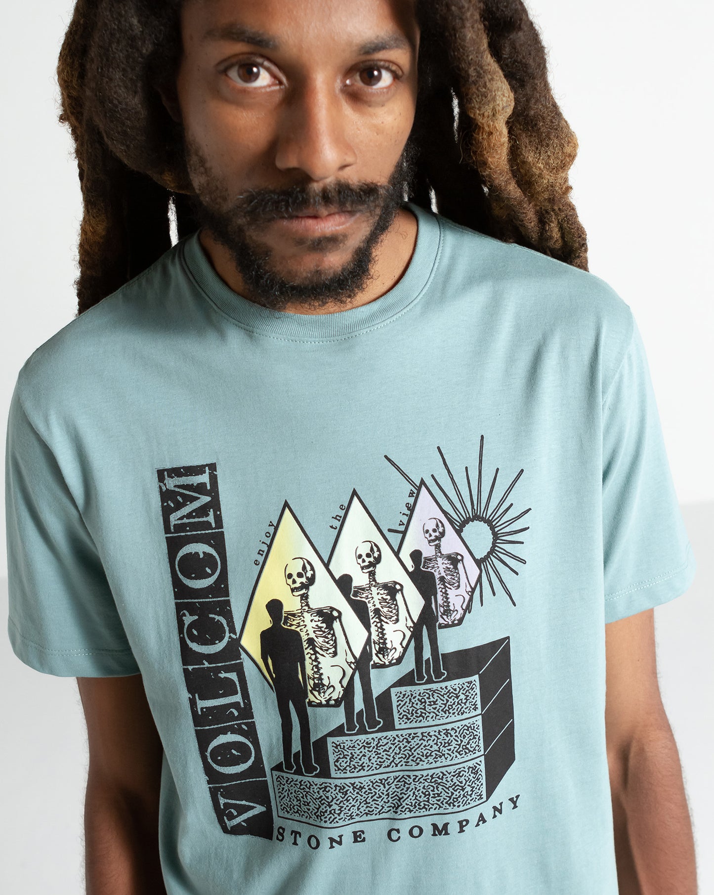 Camiseta Volcom Reflected Verde