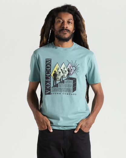 Camiseta Volcom Reflected Verde