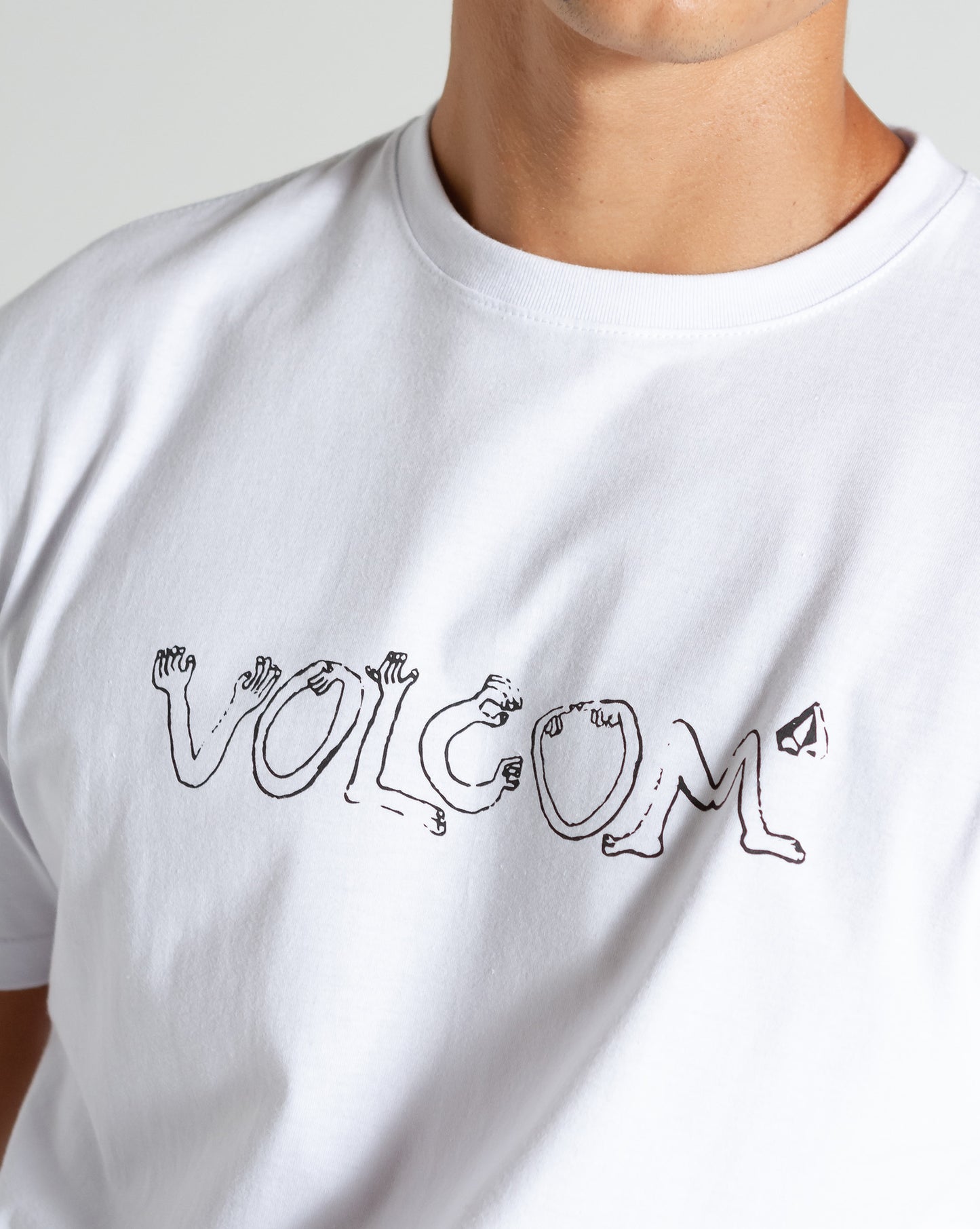 Camiseta Volcom Crazybal Branca