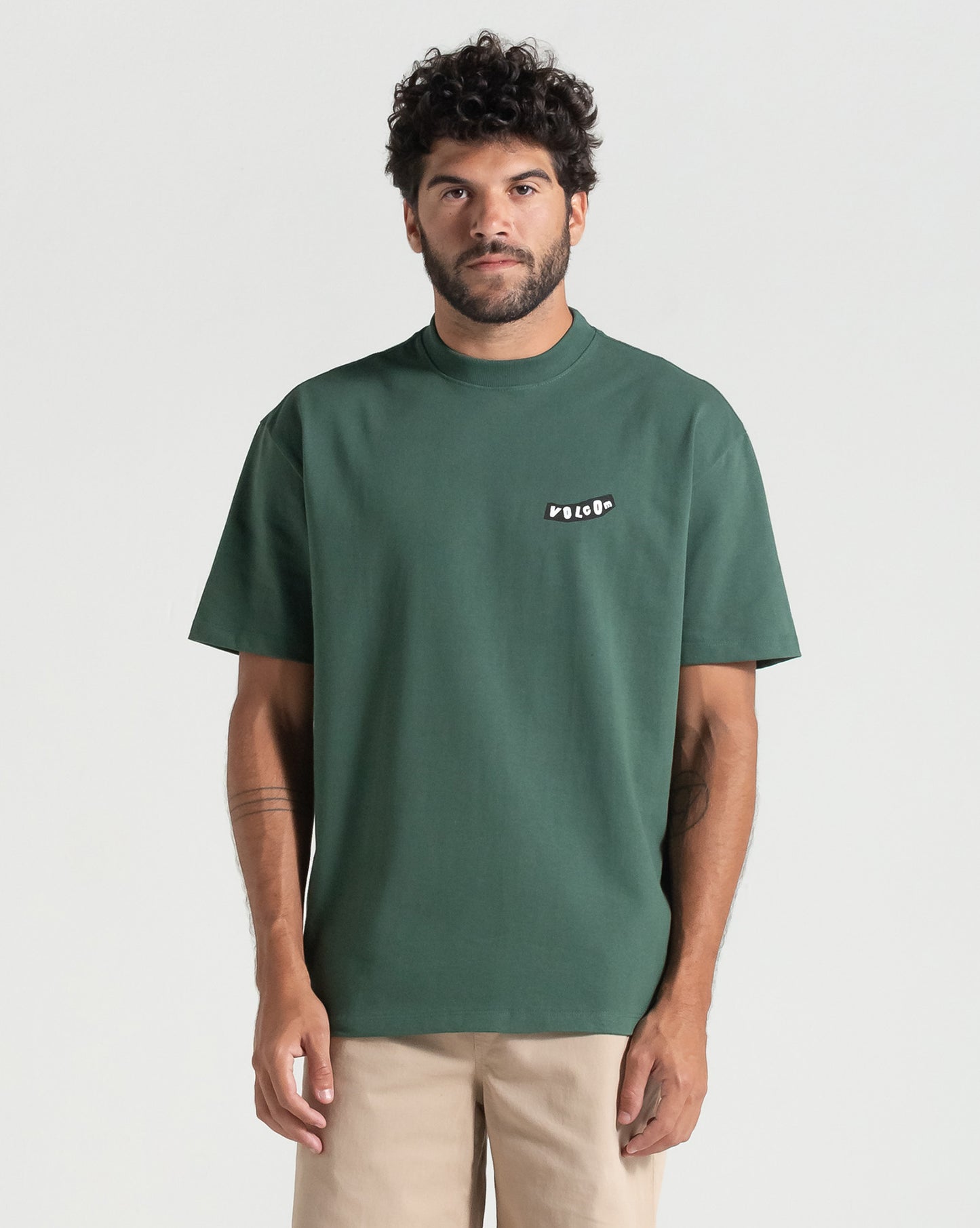 Camiseta Volcom Comfort Pistol Stone Verde