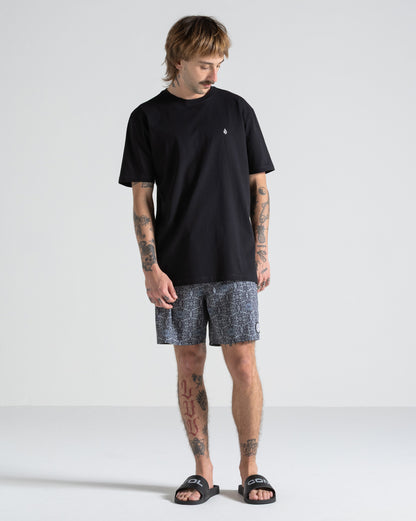 Camiseta Volcom Stone Blanks Preta