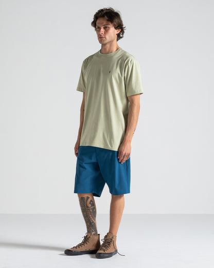 Camiseta Volcom Stone Blanks Verde Clara