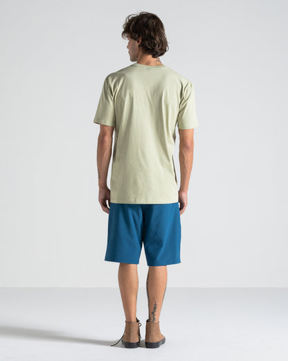 Camiseta Volcom Stone Blanks Verde Clara