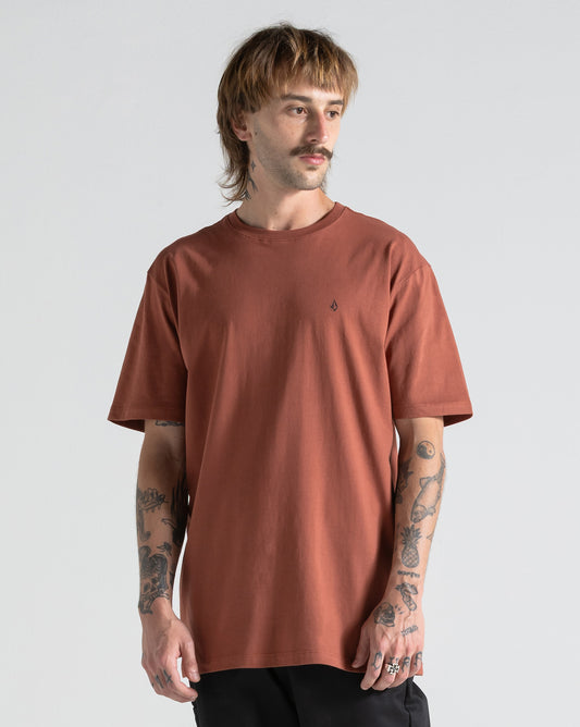 Camiseta Volcom Stone Blanks Vermelha