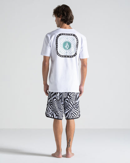 Camiseta Volcom Frequency Branca