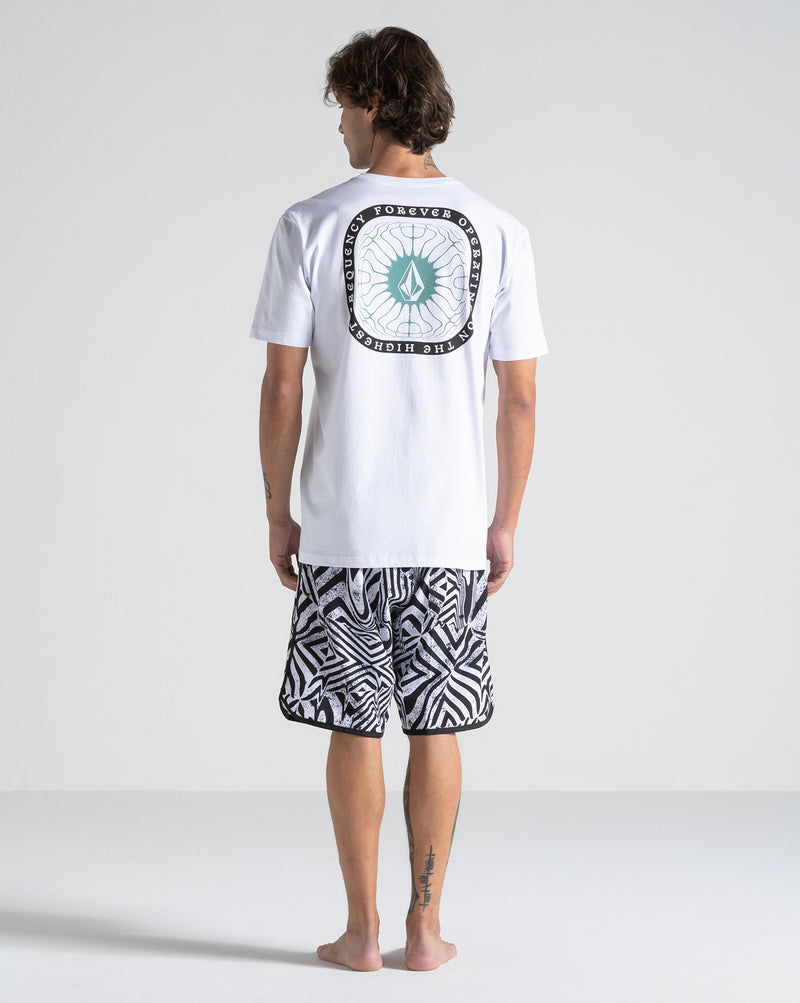Camiseta Volcom Frequency Branca
