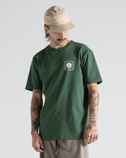 Camiseta Volcom Frequency Verde Escura