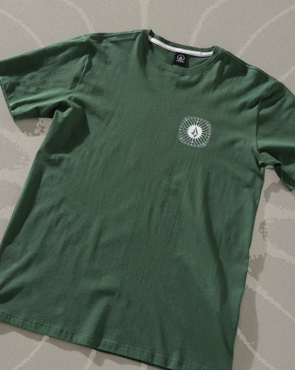 Camiseta Volcom Frequency Verde Escura