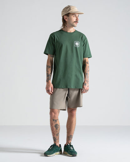 Camiseta Volcom Frequency Verde Escura