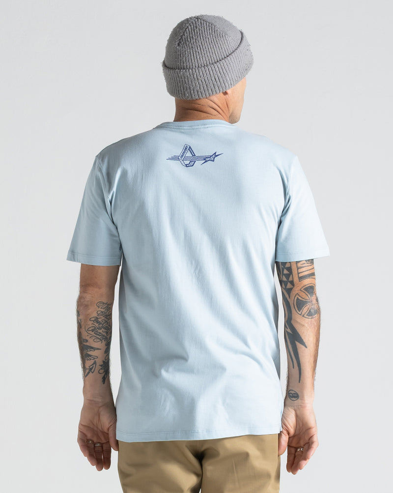 Camiseta Volcom Deserted Azul Claro