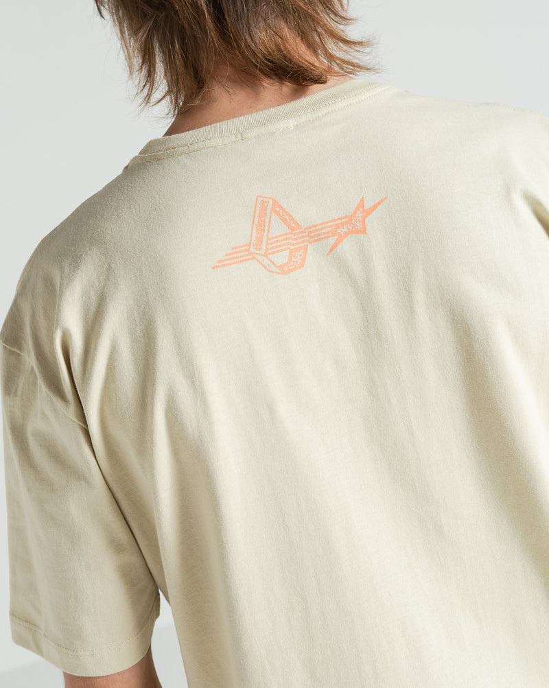 Camiseta Volcom Deserted Bege