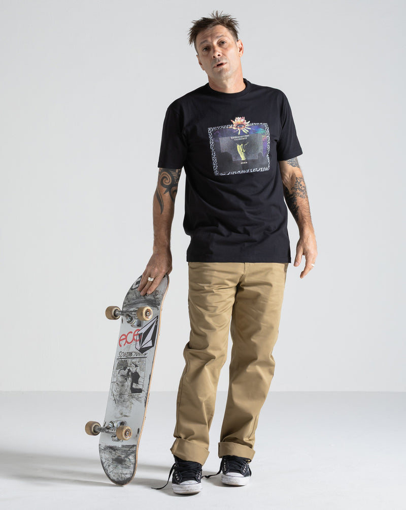 Camiseta Volcom Eye Can See Preta