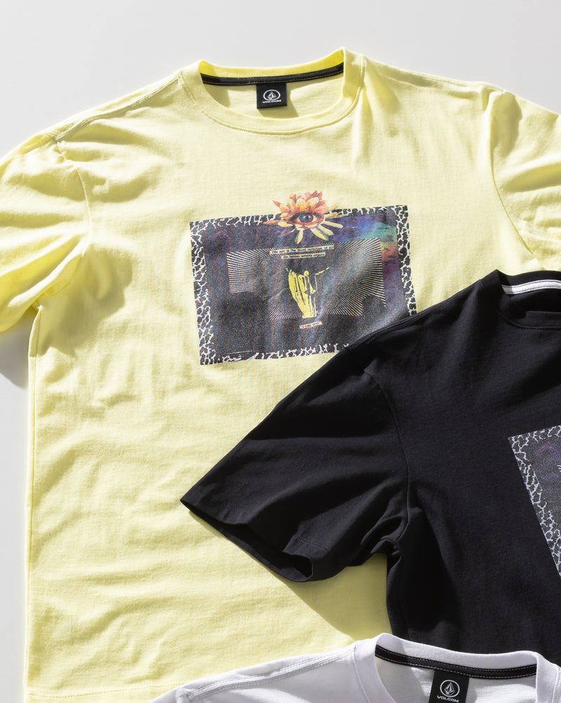 Camiseta Volcom Eye Can See Amarela