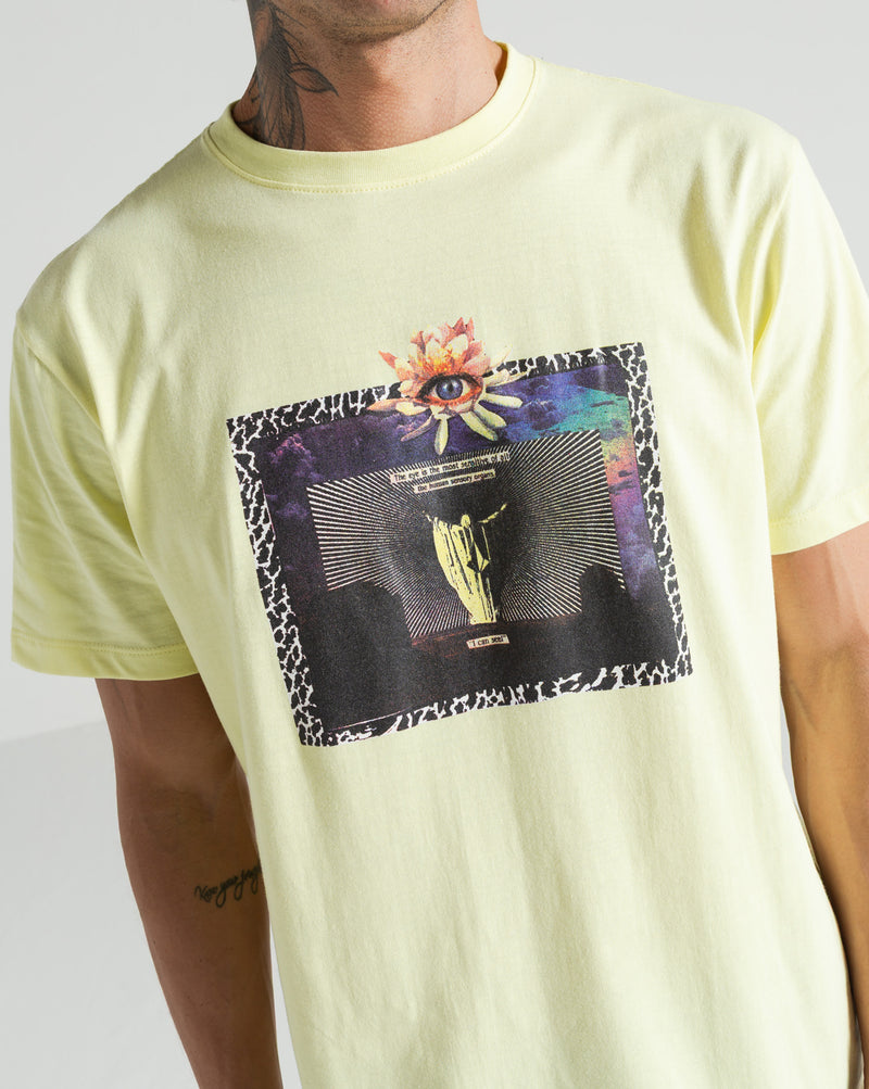 Camiseta Volcom Eye Can See Amarela