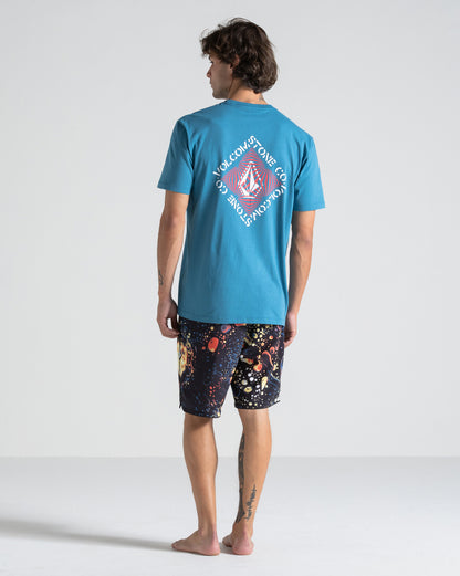 Camiseta Volcom Obtical Azul