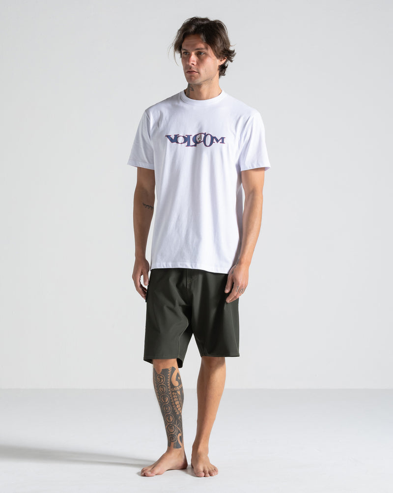 Camiseta Volcom Skidder Branca