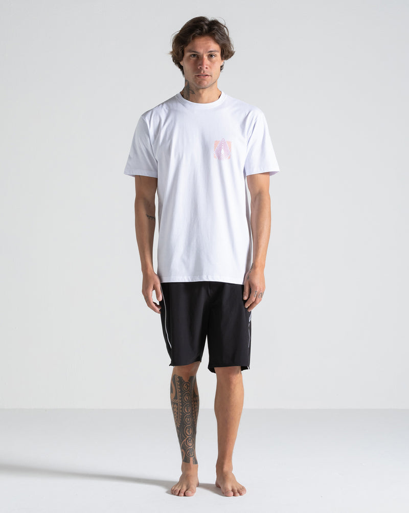 Camiseta Volcom Plated Branca