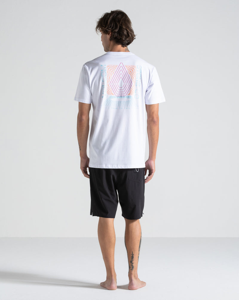 Camiseta Volcom Plated Branca