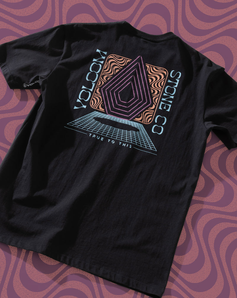 Camiseta Volcom Plated Preta