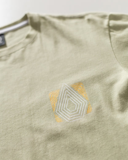 Camiseta Volcom Plated Verde Clara