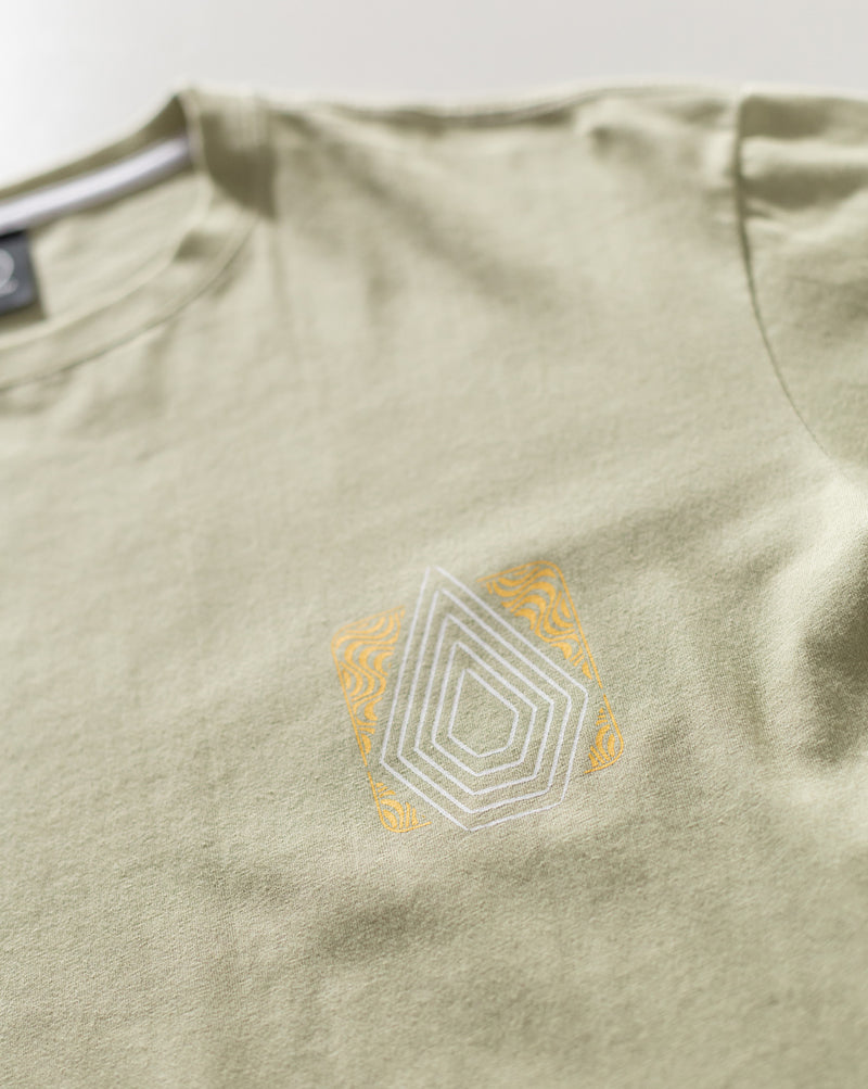 Camiseta Volcom Plated Verde Clara