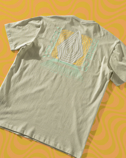 Camiseta Volcom Plated Verde Clara