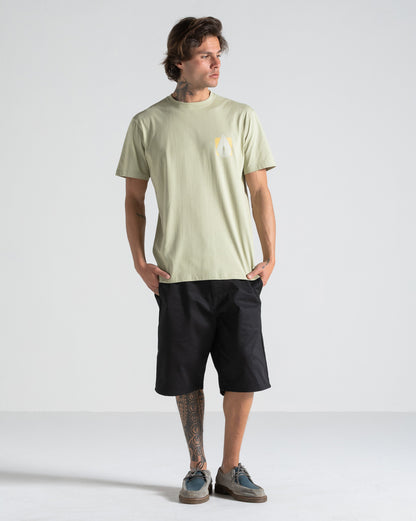 Camiseta Volcom Plated Verde Clara