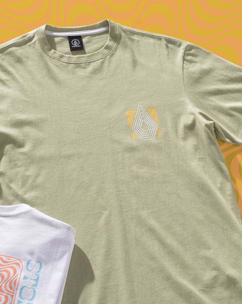 Camiseta Volcom Plated Verde Clara