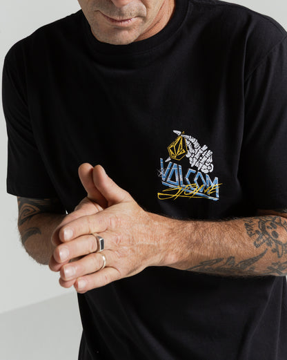 Camiseta Volcom Dropped Preta