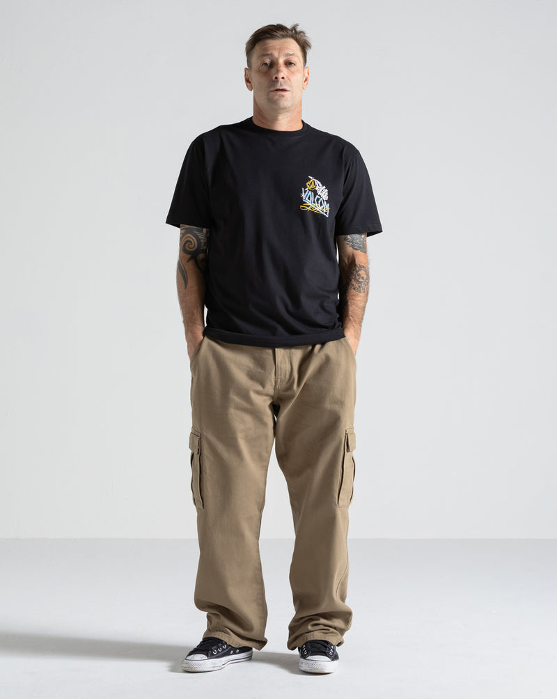 Camiseta Volcom Dropped Preta