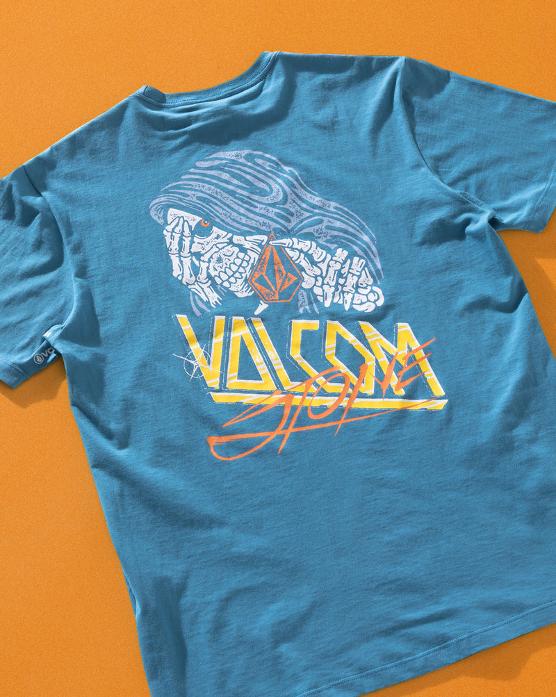Topan Volcom Camiseta Volcom Dropped Azul - Volcom Brasil - Loja Oficial