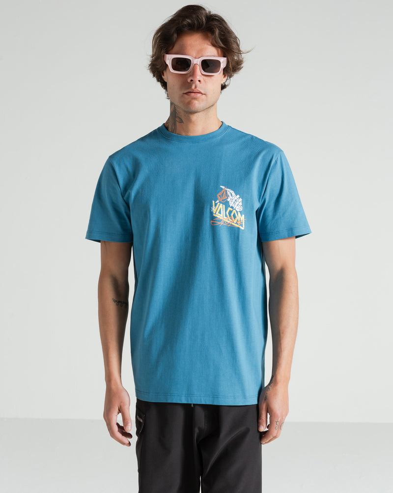 Camiseta Volcom Dropped Azul