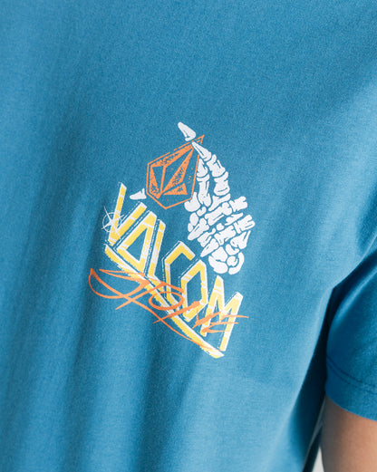 Camiseta Volcom Dropped Azul