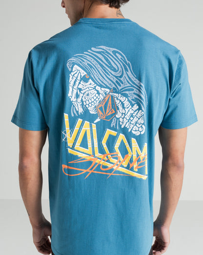 Camiseta Volcom Dropped Azul