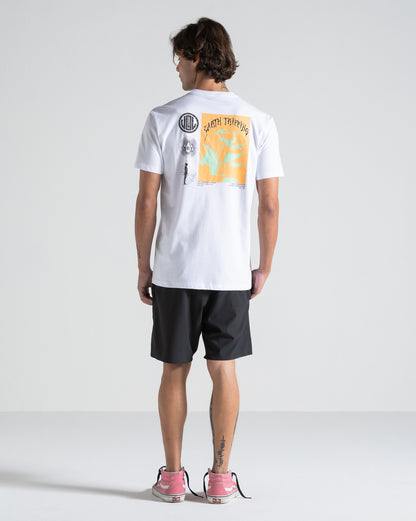 Camiseta Volcom Distance Branca