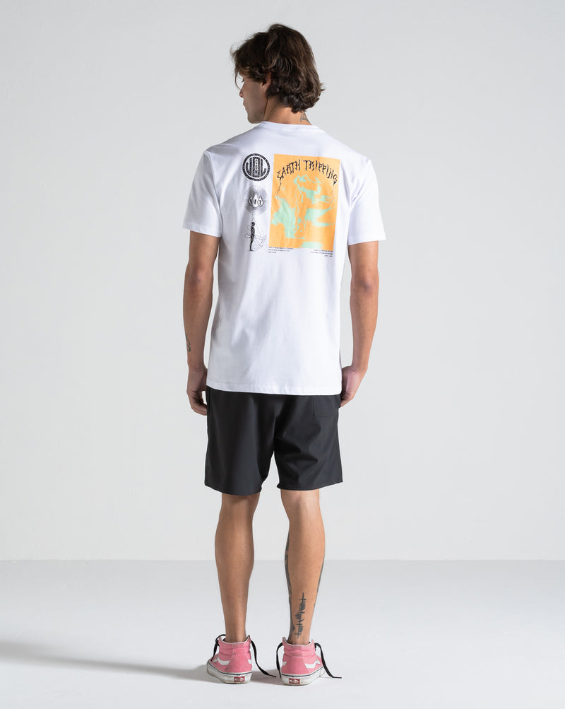 Camiseta Volcom Distance Branca