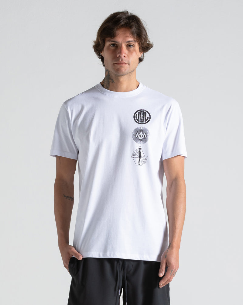 Camiseta Volcom Distance Branca