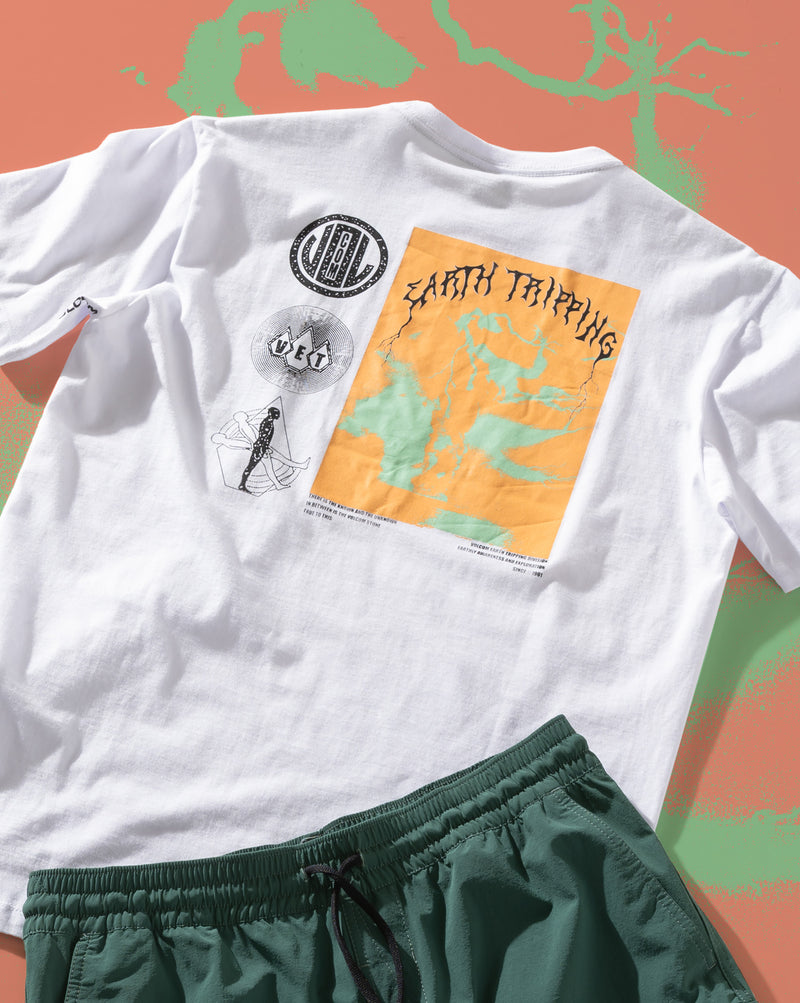 Camiseta Volcom Distance Branca