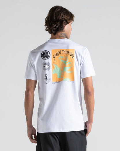 Camiseta Volcom Distance Branca
