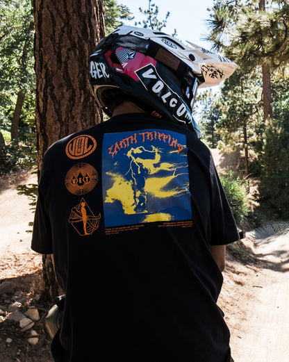 Camiseta Volcom Distance Preta