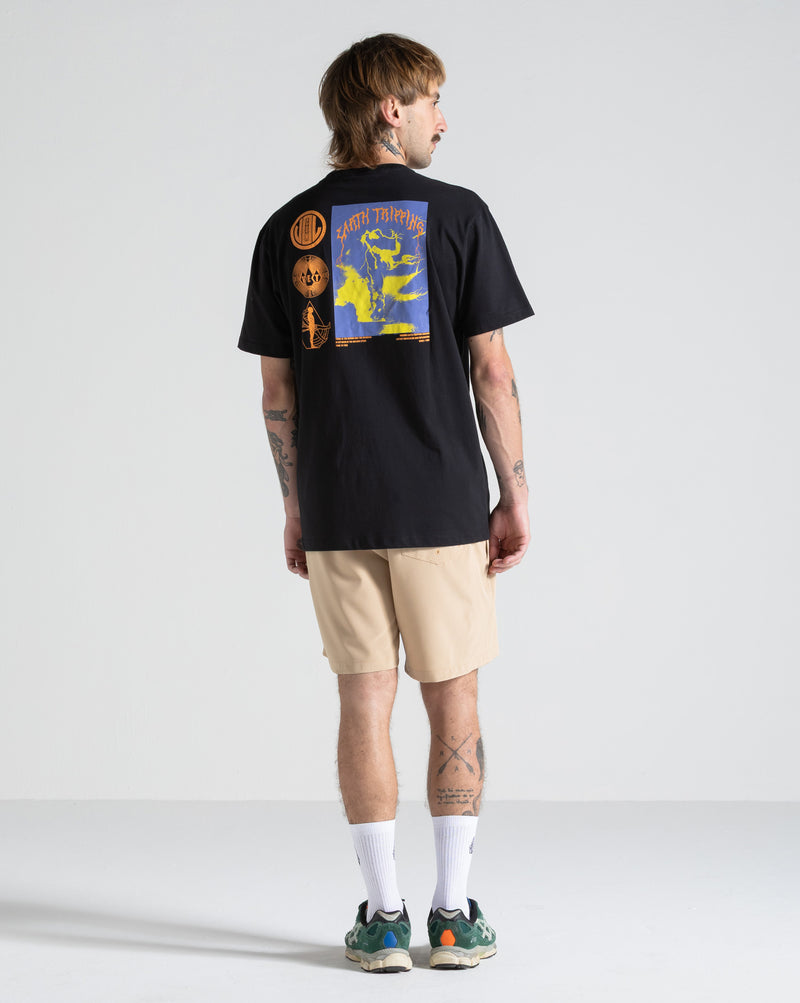 Camiseta Volcom Distance Preta