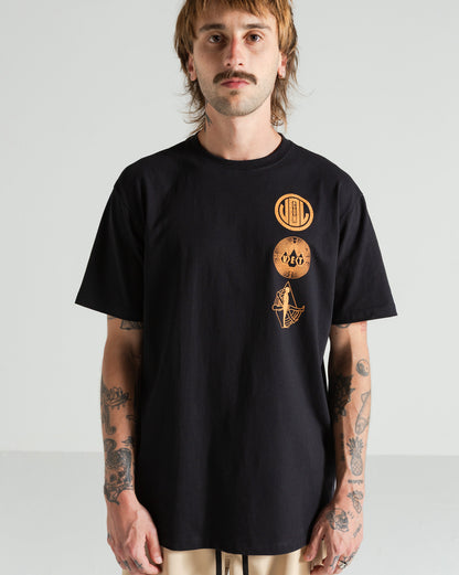 Camiseta Volcom Distance Preta