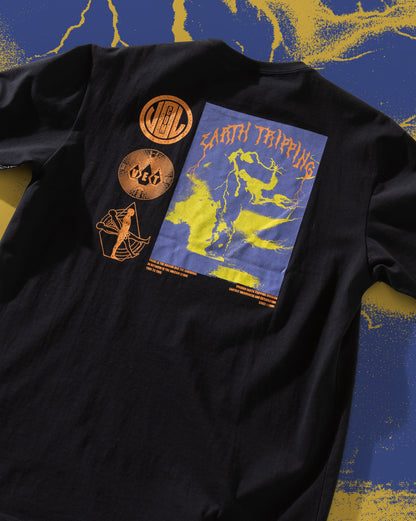 Camiseta Volcom Distance Preta