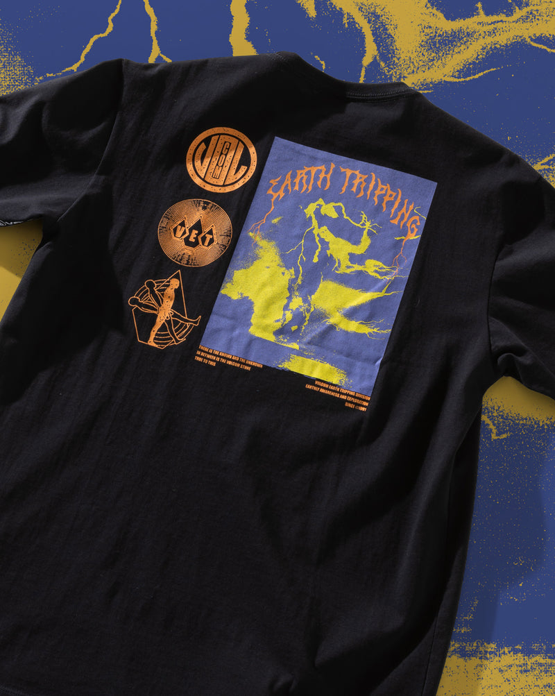 Camiseta Volcom Distance Preta