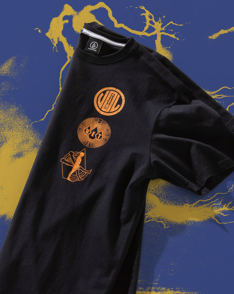 Camiseta Volcom Distance Preta