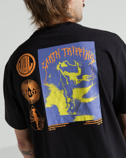 Camiseta Volcom Distance Preta