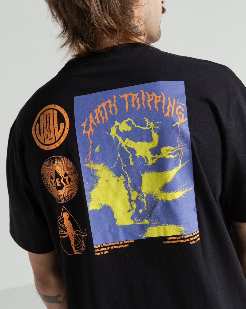 Camiseta Volcom Distance Preta