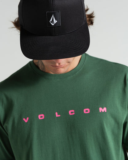 Camiseta Volcom Yewwro Verde Escuro