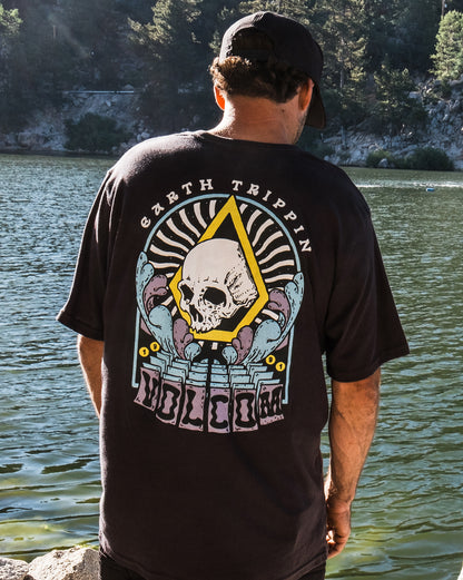 Camiseta Volcom Arched Preto